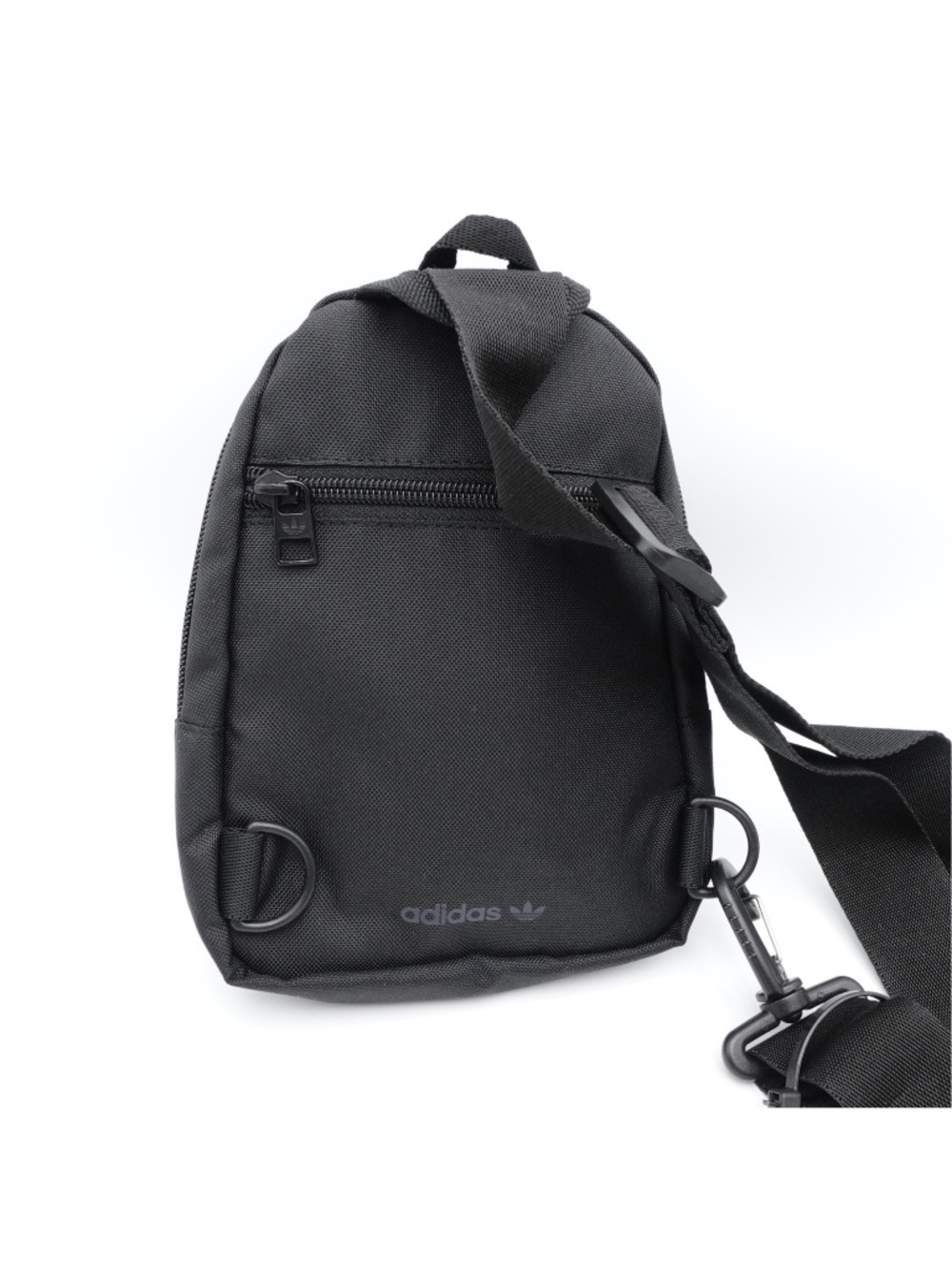 NEW adidas Original Utility Mini Sling Bag Unisex IU9313 Black/Night Grey - Picture 5 of 16